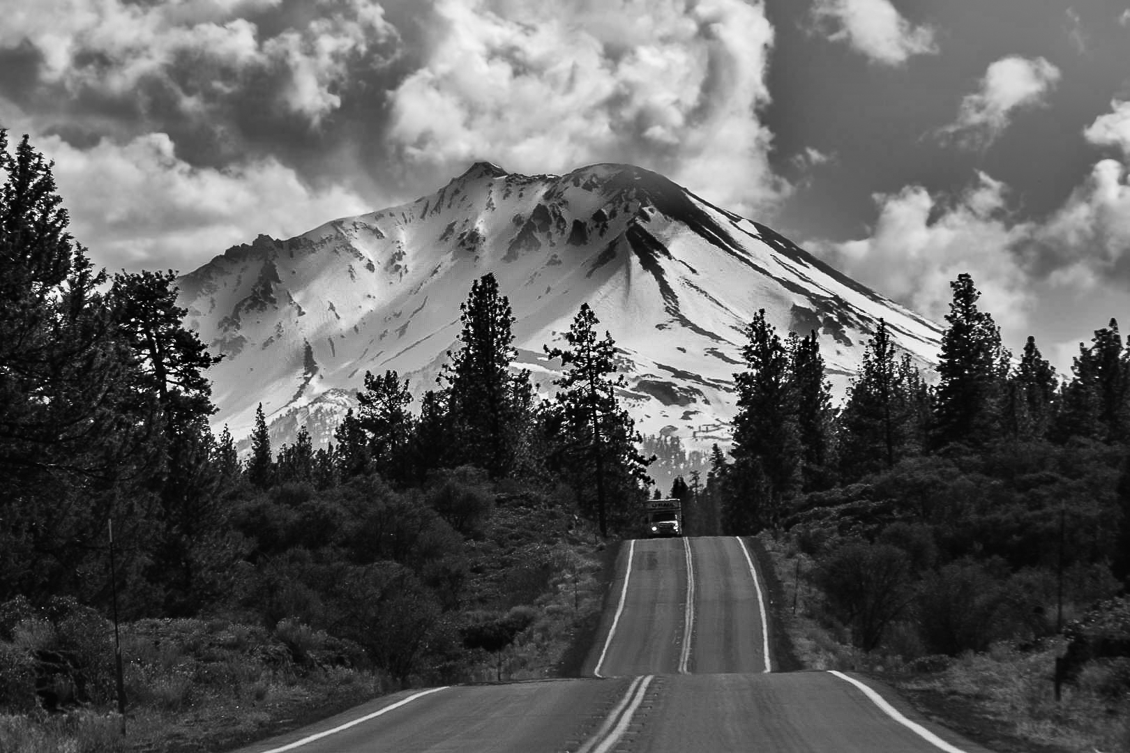 Mt. Shasta image taken from the road.