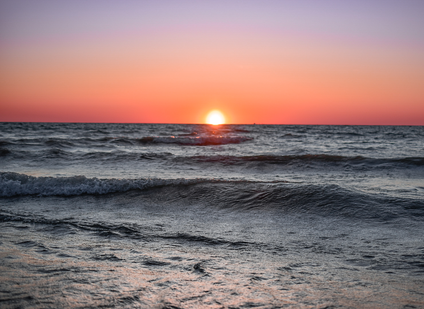 A Lake Huron sunrise on Port Salinac.