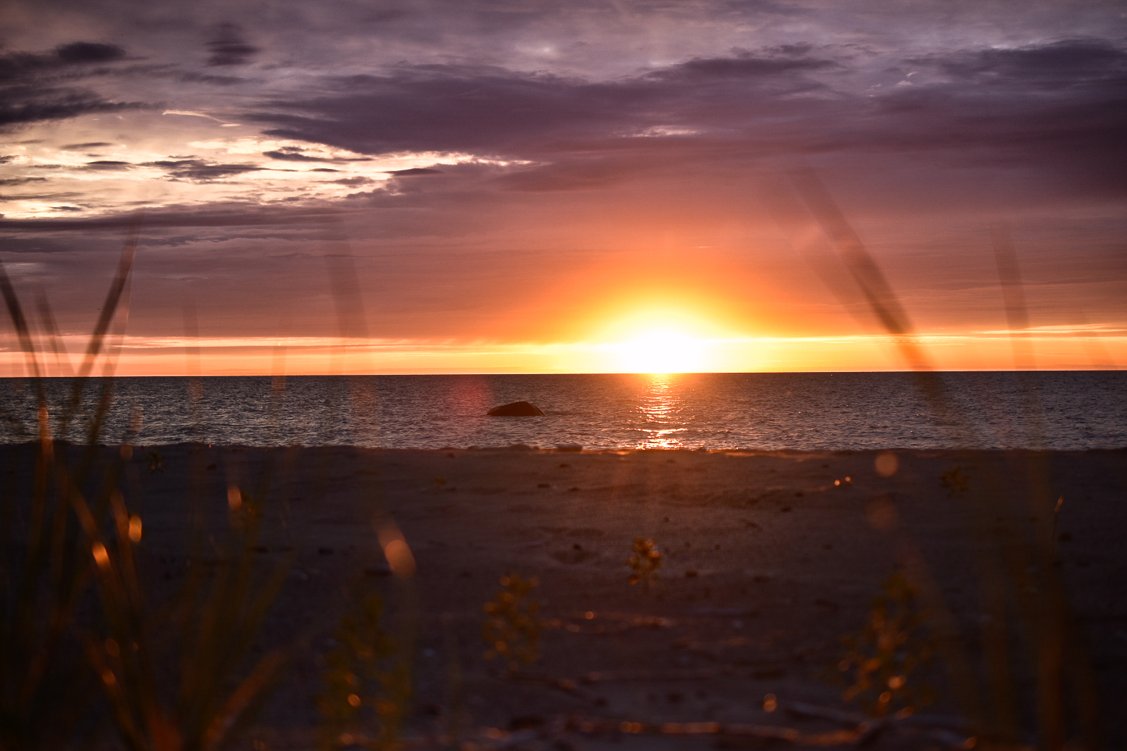 A Lake Huron sunrise on Port Salinac.