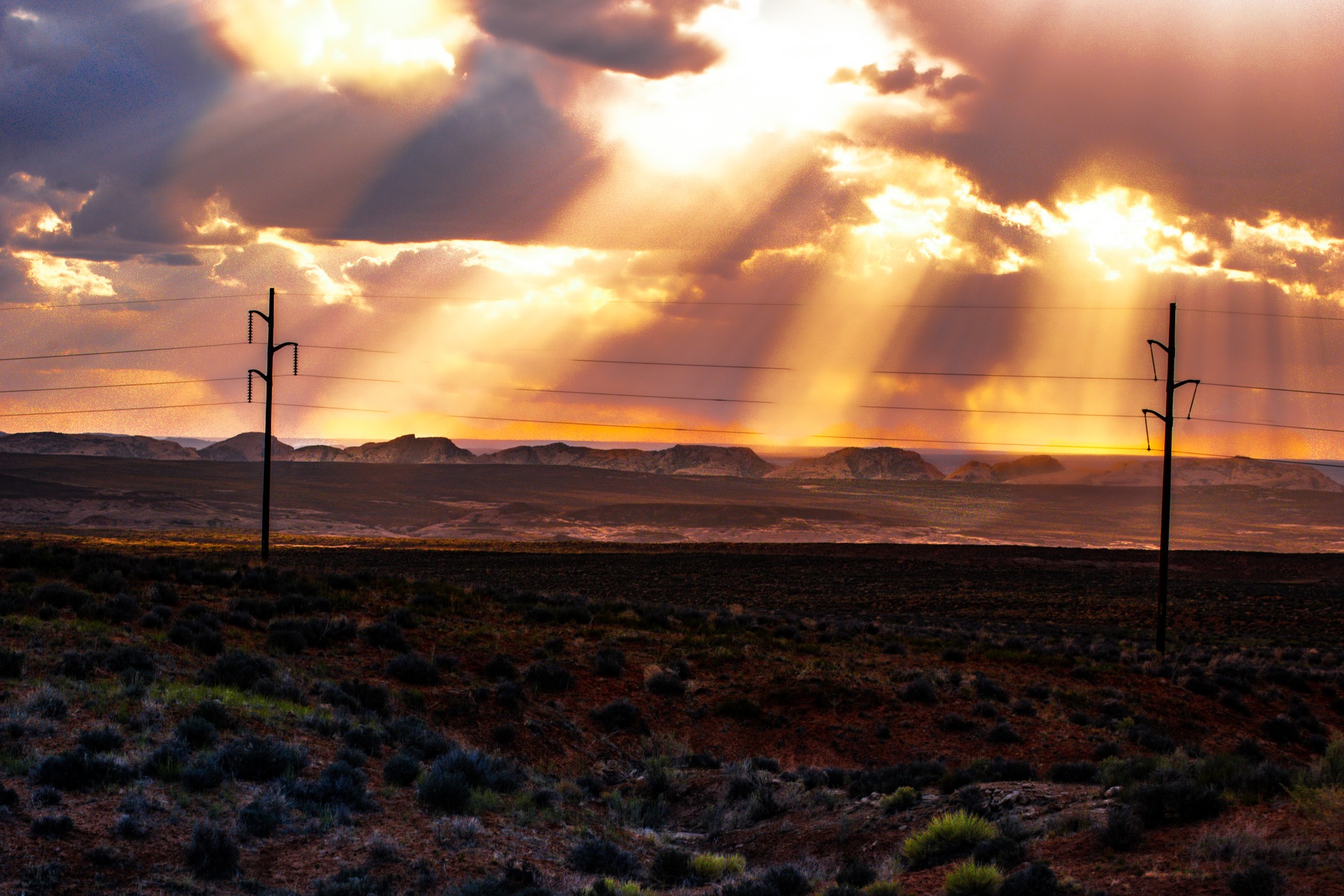 Utah/Arizona desert Sun 01