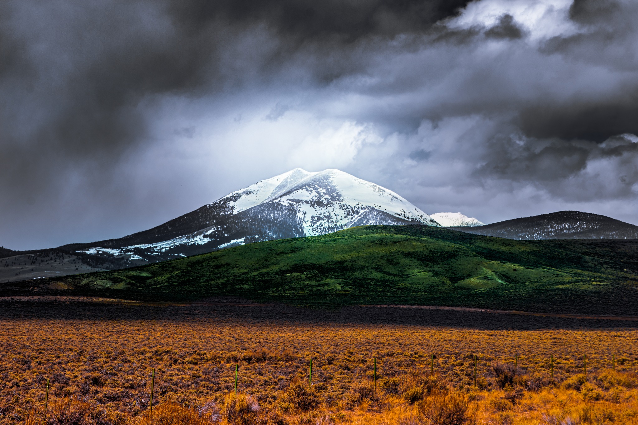 A mountain peak in northern Utah.